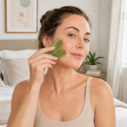 Gua sha jade naturel soin femme