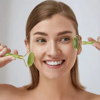 Gua sha visage effet apaisant rafraîchissant