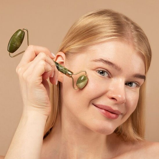 Gua sha visage jade anti ride massage