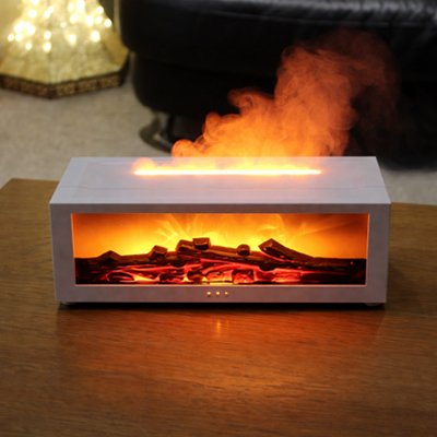 Humidificateur d'air blanc flamme