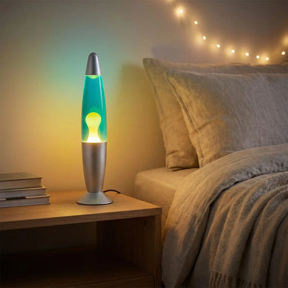 Lampe à lave chevet veilleuse anti-stress pour chambre zen
