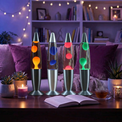 Lampe à lave colorées multicolores pour ambiance lumineuse zen
