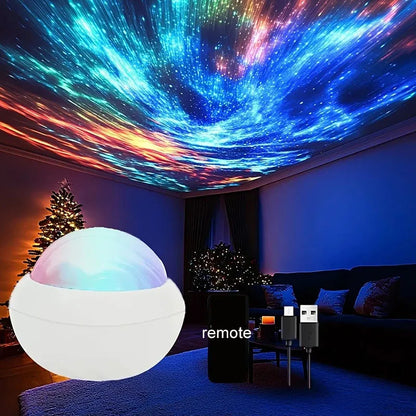 Projecteur LED aurore boréale atmosphère zen bien-être