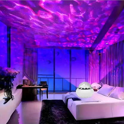 Lampe aurore boréale LED multicolore décoration intérieure