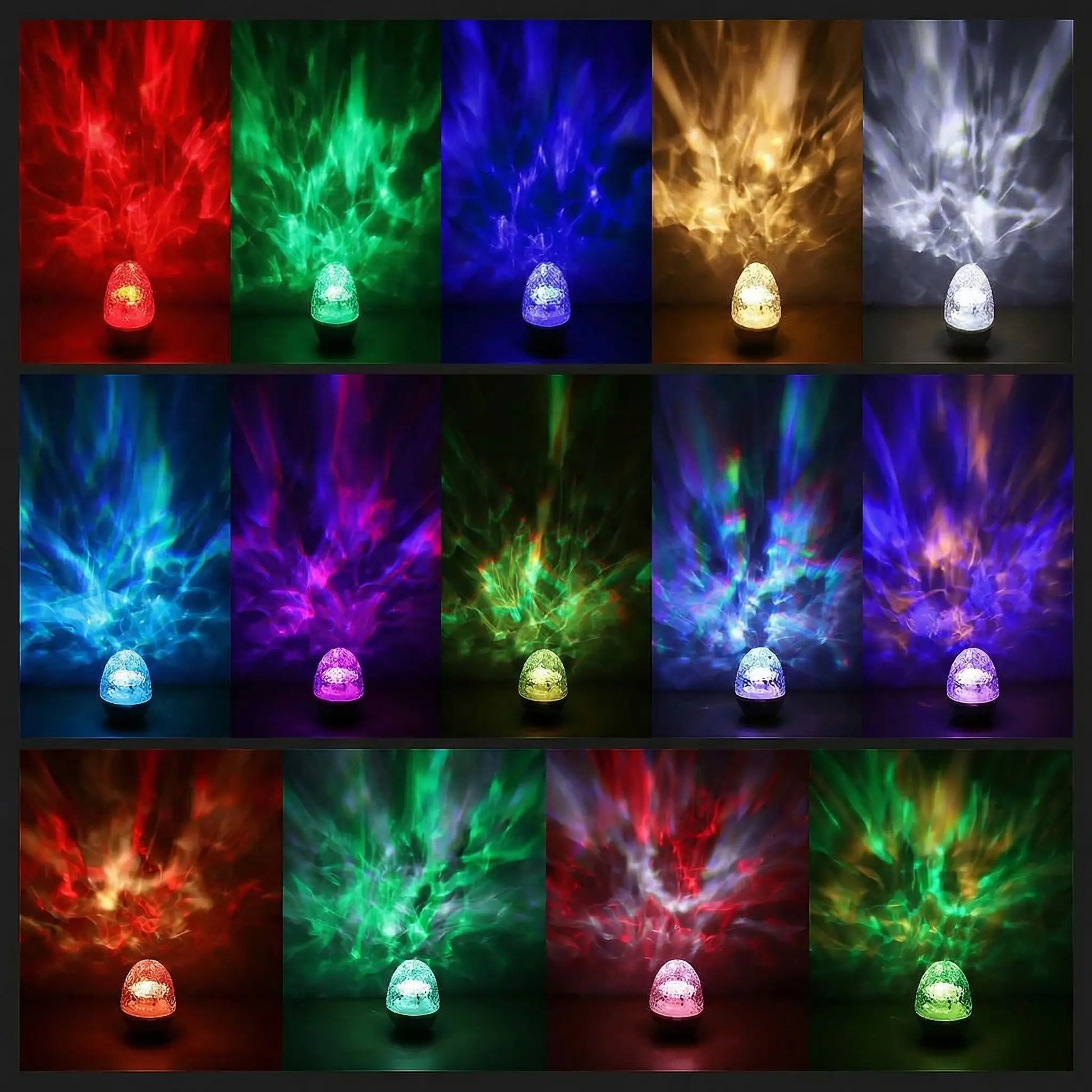 Projecteur Led 16 couleurs avec effet ondulation aquatique