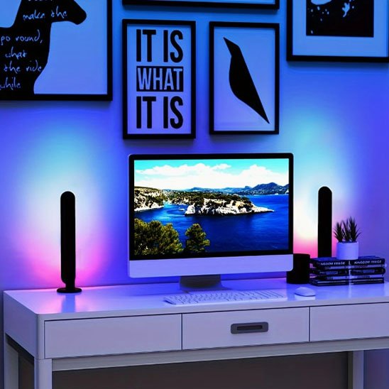 Lampe de bureau LED RGB