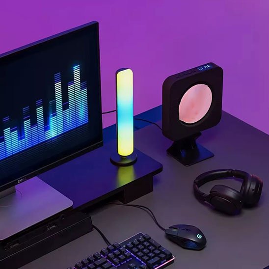 Lampe de bureau LED RGB