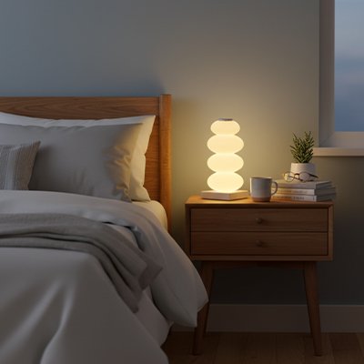 Lampe de chevet design ambiance relaxante