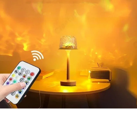 Lampe zen aurore boréale 16 couleurs LED projecteur ambiance apaisante