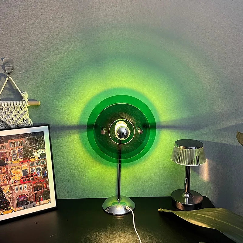 lampe zen projecteur led vert