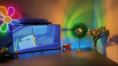 lampe zen projecteur led vert