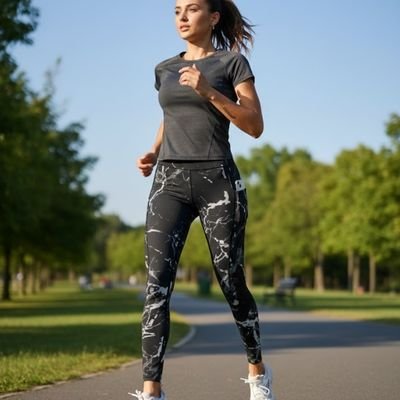 Legging femme sport taille haute confort fitness yoga