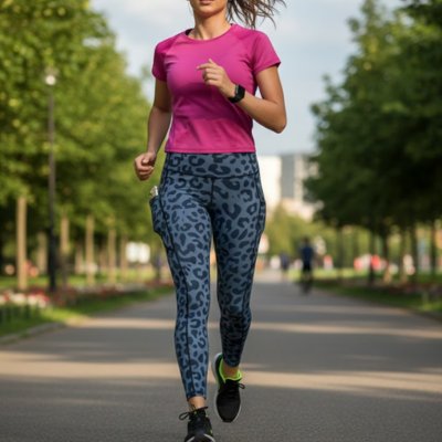 Legging femme sport taille haute maintien optimal
