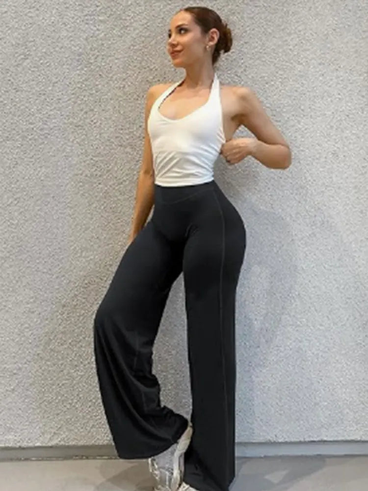 LEGGING SPORT EVASE femme élégante – coupe évasée