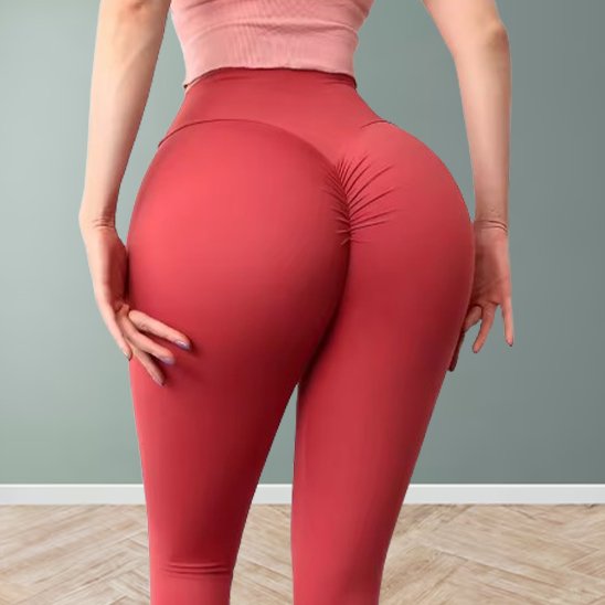 Legging sport femme rose push up
