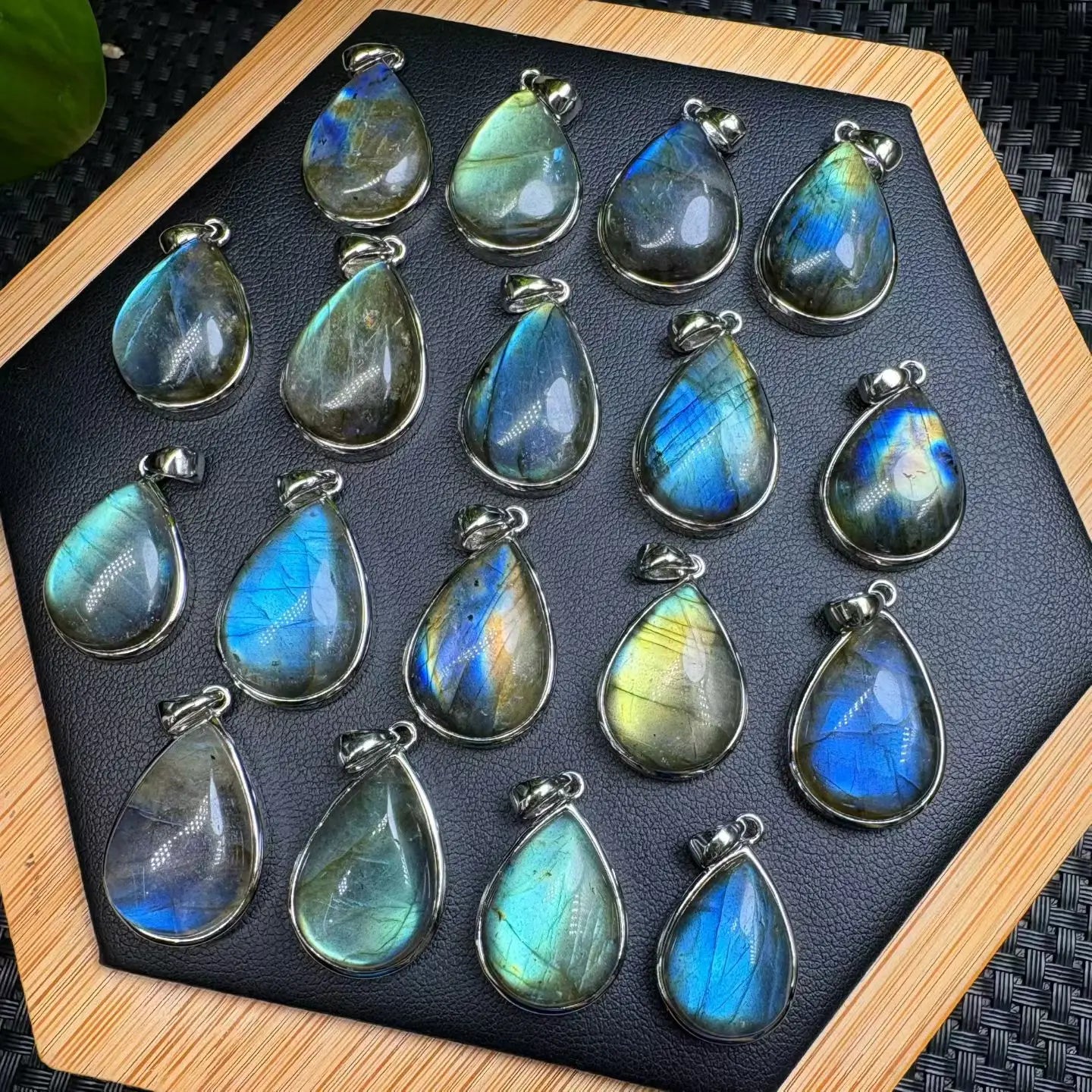 pendentifs labradorite anti stress argent sterling 925