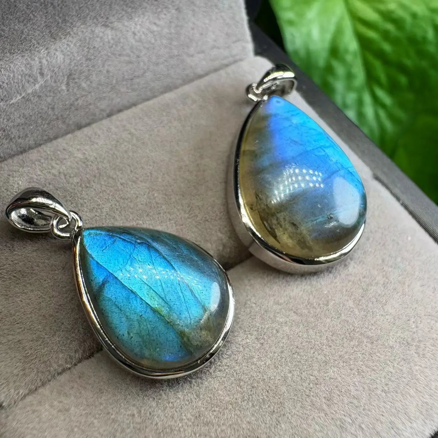 pendentif labradorite anti stress argent sterling 925