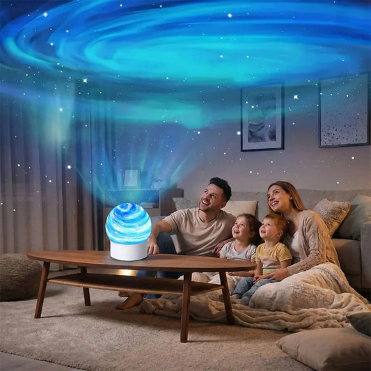 Projecteur aurore boréale effet lumineux immersif pour décoration intérieure
