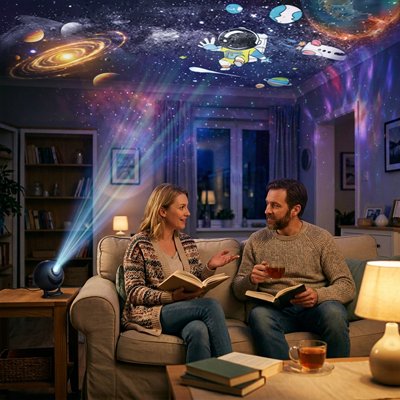 Projecteur galaxie​ ciel étoilé ambiance cosy