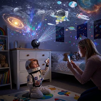 Projecteur galaxie​ éveil enfant