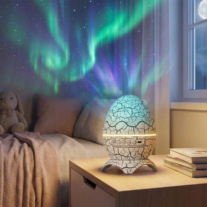 Projecteur galaxie lampe de chevet en forme d'œuf de dinosaure