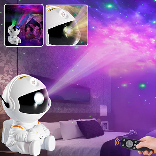 projecteur led astronaute veilleuse enfant galaxie ciel étoilé lampe de chevet