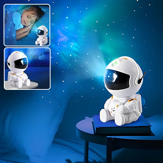 projecteur led astronaute veilleuse enfant galaxie ciel étoilé lampe de chevet