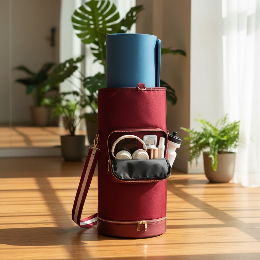 Sac de Pilates multi-poches dans un studio de yoga
