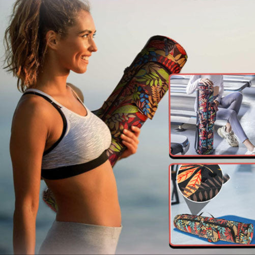 sac pour tapis de gym yoga fitness sport coloré multipoche bandoulière