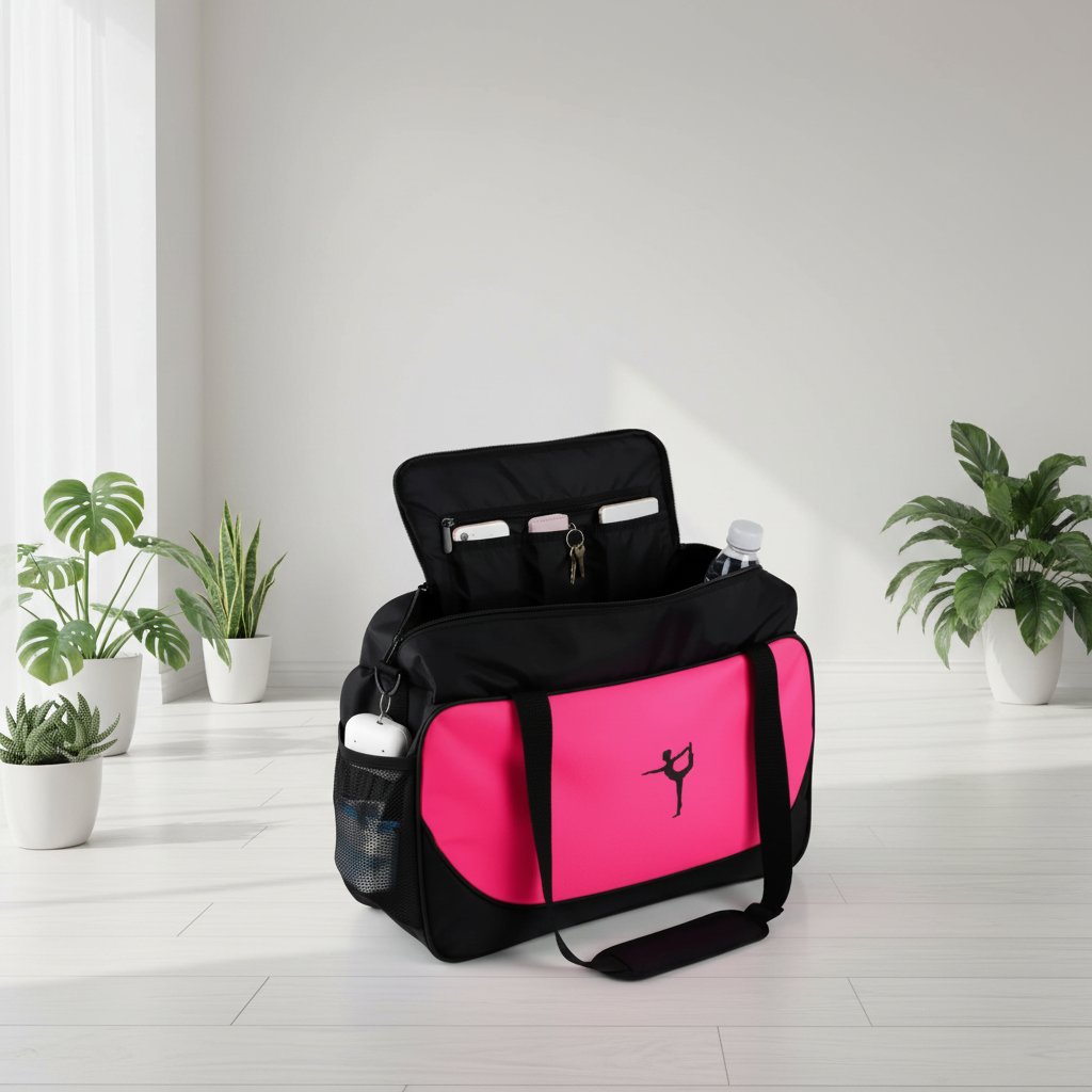Sac yoga ouvert compartiments zen
