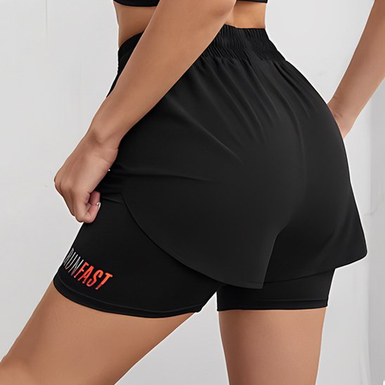 Short de sport noir