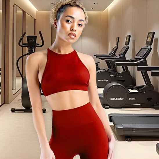 Soutien gorge de sport rouge