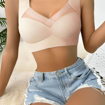 Brassière yoga femme rose