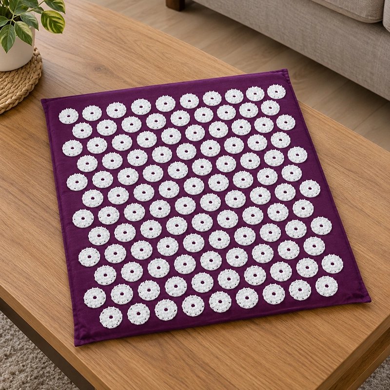 Tapis d'acupression carré coussin de massage