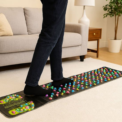 Tapis d'acupression pas réflexologie plantaire