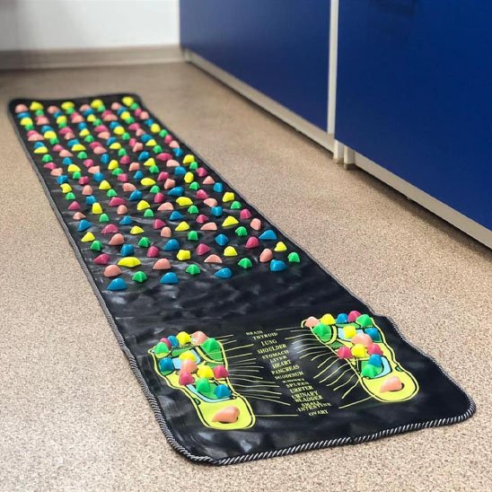Tapis d'acupression réflexologie plantaires