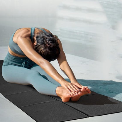 Tapis de sport gris yoga femme