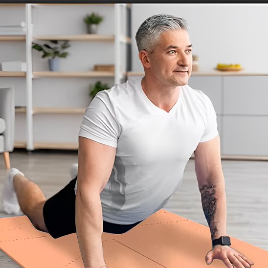 Tapis de sport homme yoga