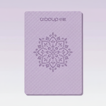 Tapis yoga epais mauve mandala