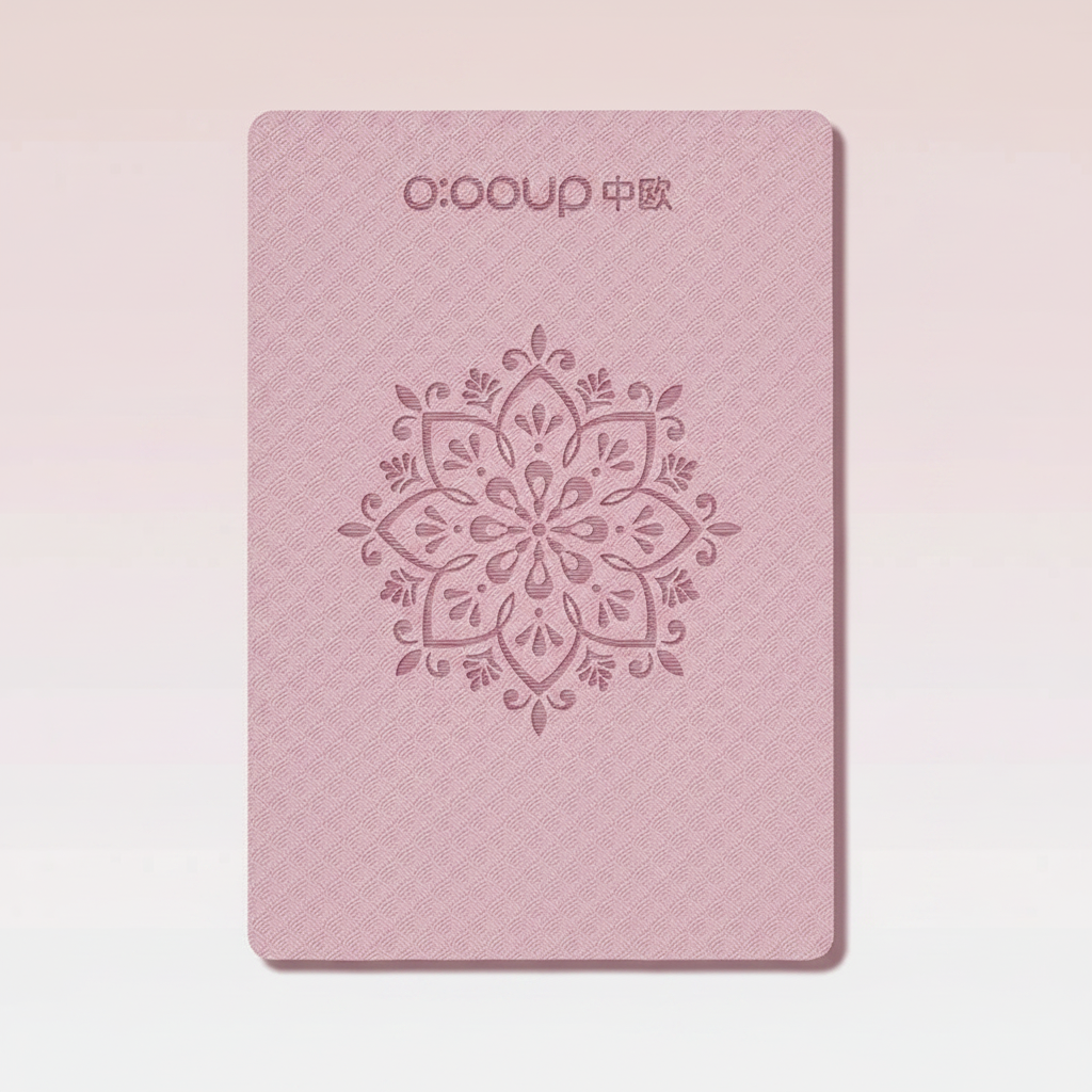 Tapis yoga epais rose mandala