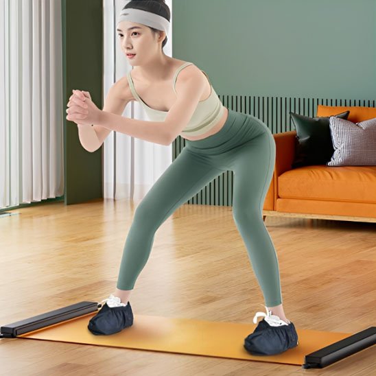 Tapis yoga​ orange squat