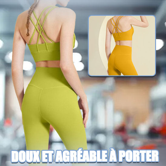 tenue-de-yoga-femme-jaune