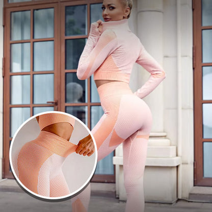 tenue de yoga sport gym fitness brassière bretelles croisées dans le dos nu legging moulant sexy