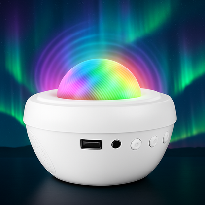 Détails veilleuse LED avec haut-parleur musique zen